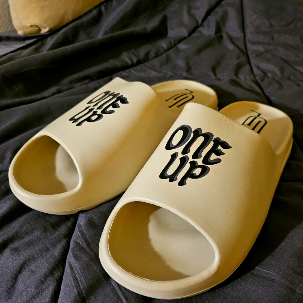 Size 11.5 Brand New One Up Lifestyle slides!